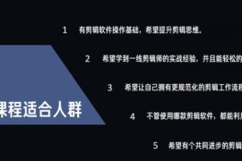 剪辑思维 破冰行动 2022年8月结课