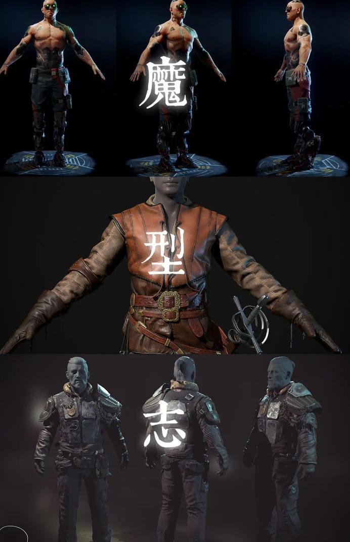 zbrush 魔型志 第三期 网络班 光叔 强哥 次世代游戏全流程建模雕刻 第1张