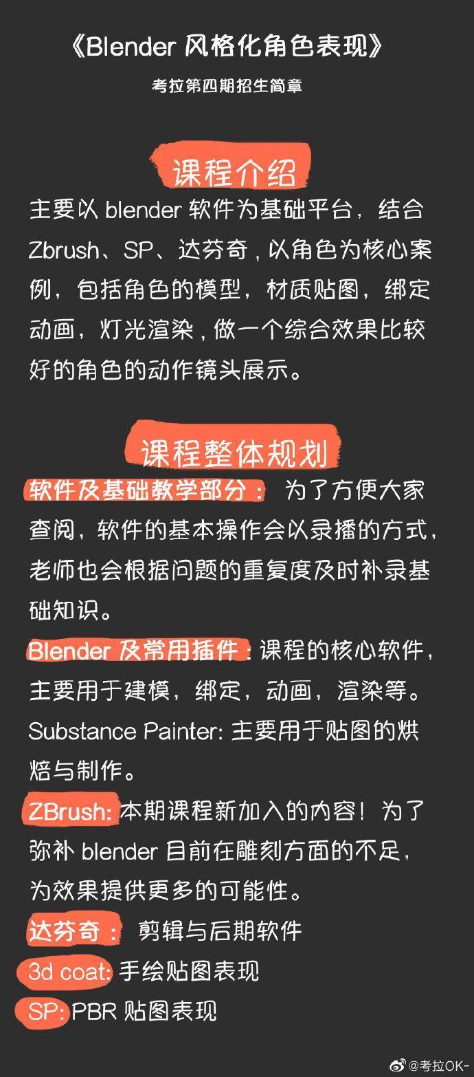 考拉 Blender风格化角色表现 第4期 2022年 第5张