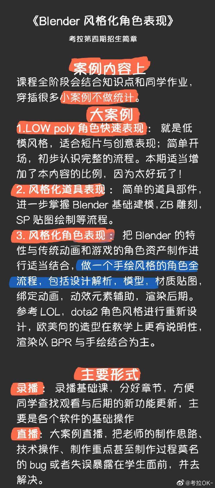 考拉 Blender风格化角色表现 第4期 2022年 第6张