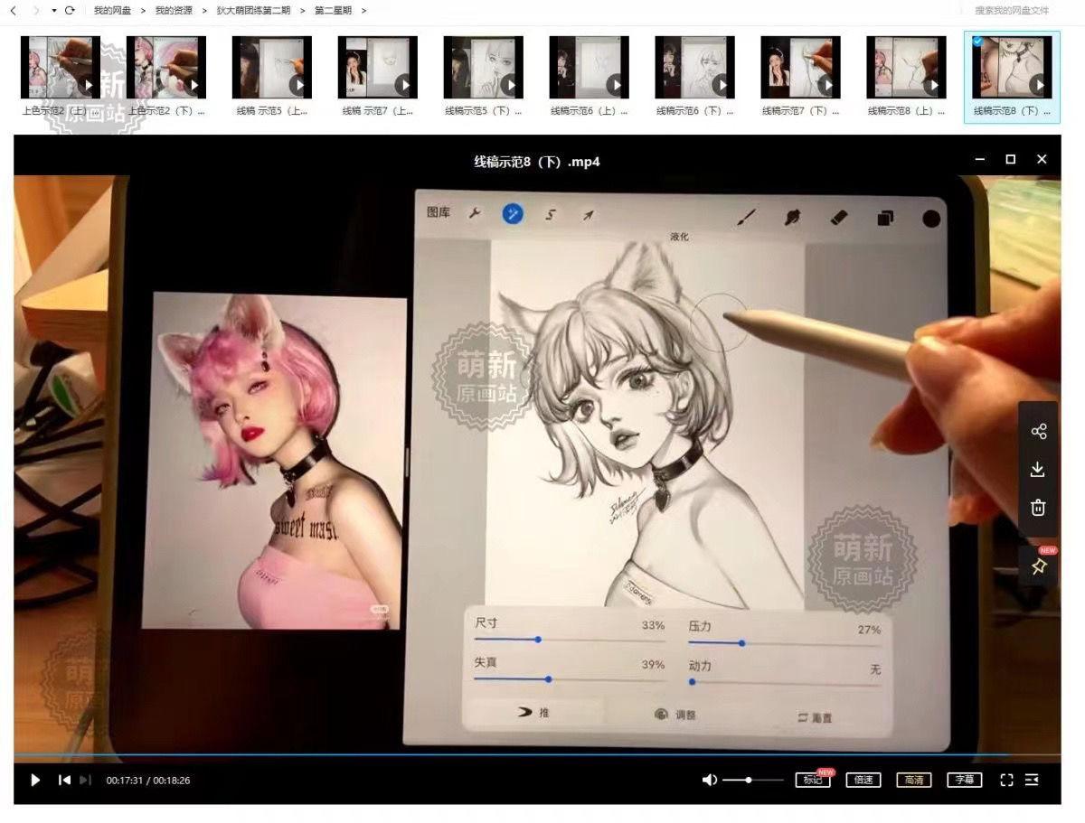 狄大萌团练第一二三期+特训课程iPad插画procreate教程） 第2张