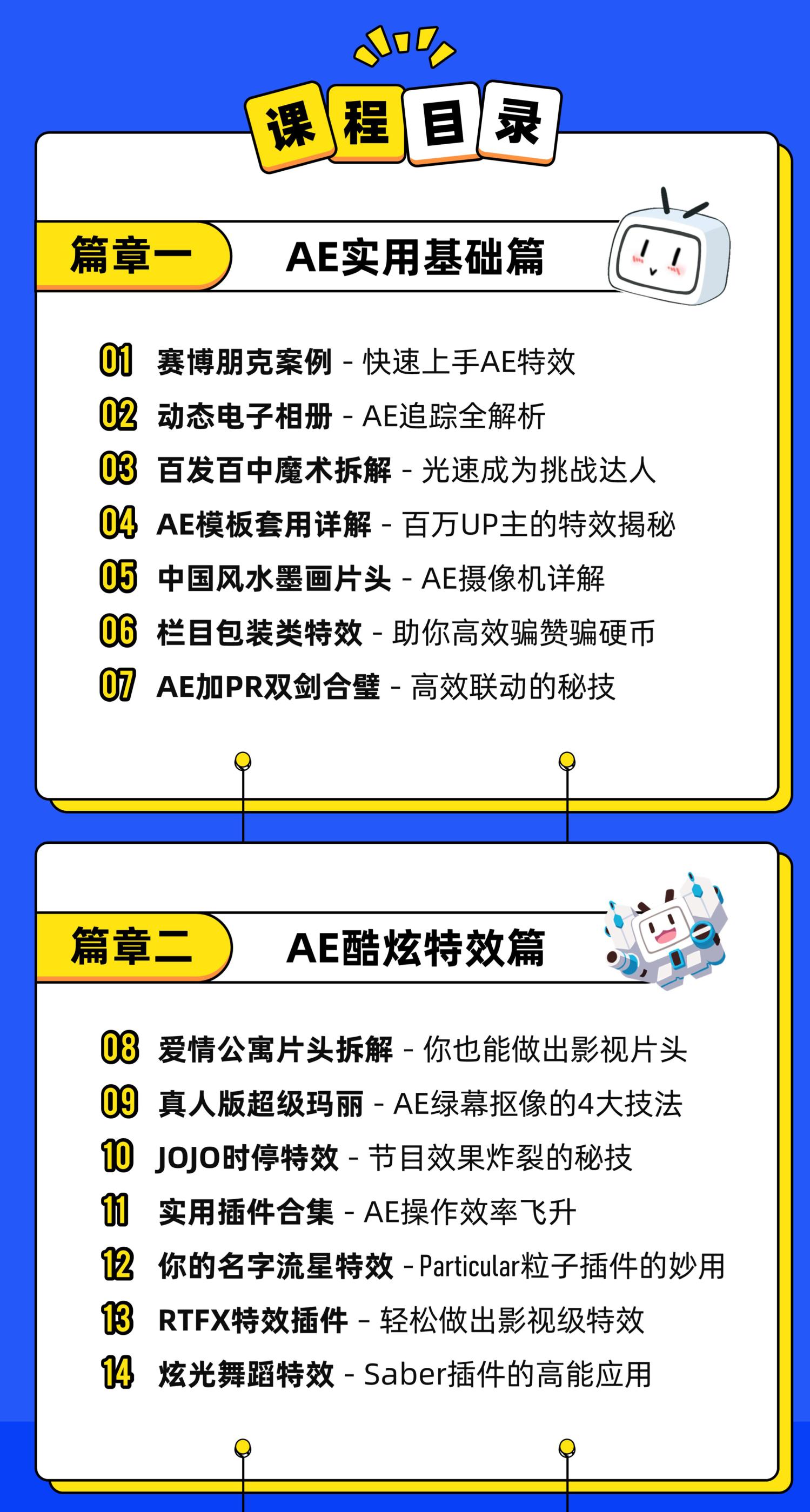 B站 向天歌 AE+Pr高能秘籍课 第6张